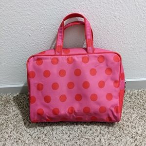 Free w/ purchase Pink and Red Polka Dot Bag